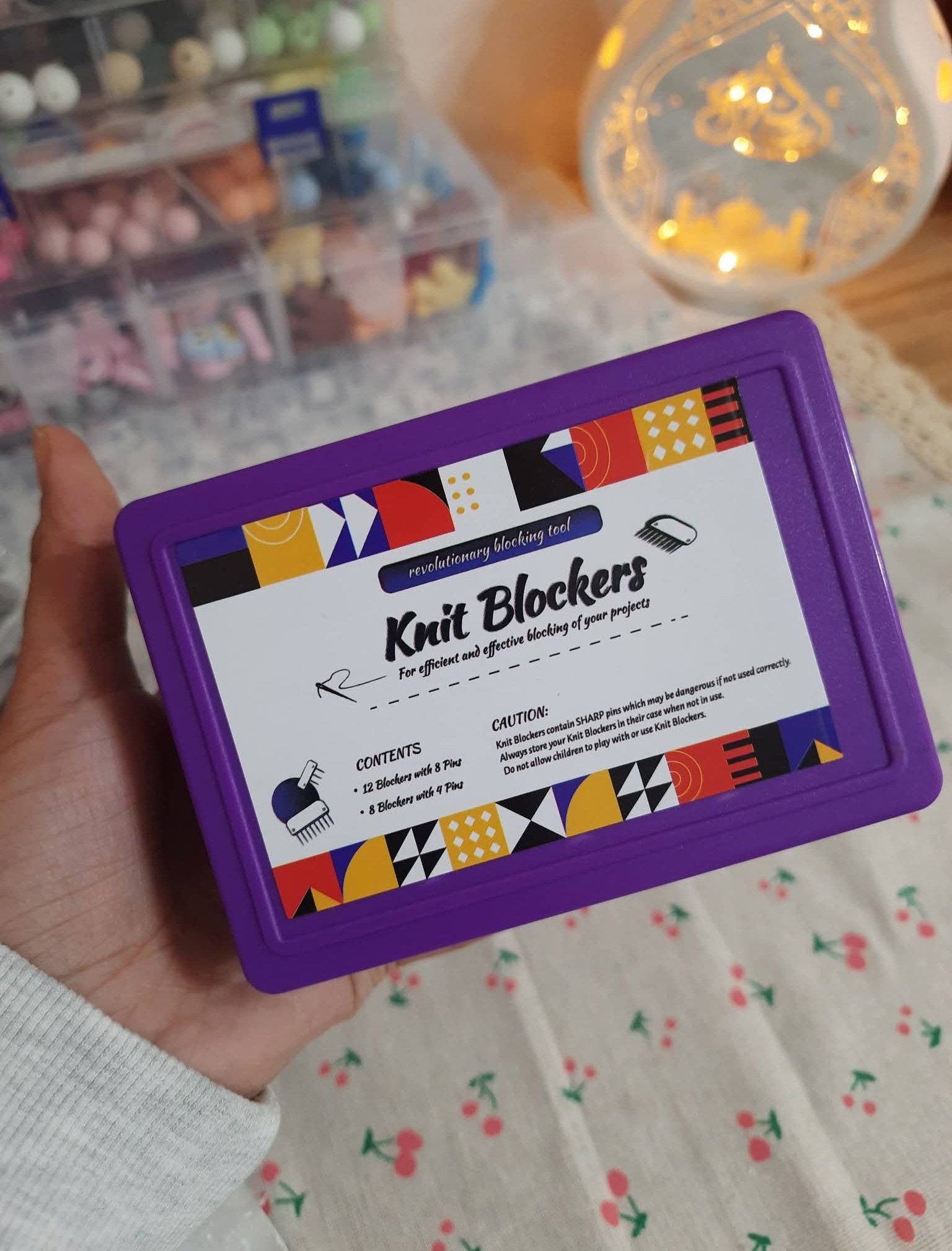 Knit blockers